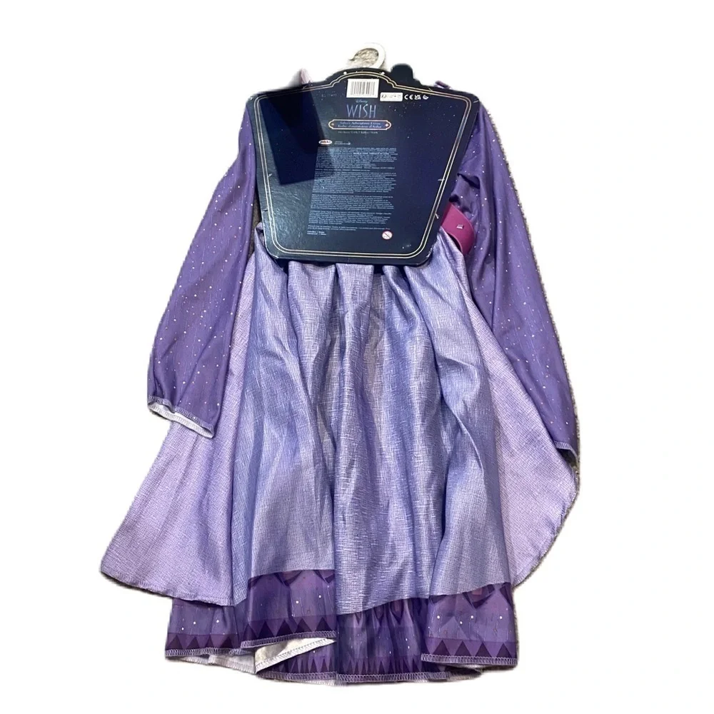 Disney Asha Wish Dress NEW Purple Sz 4-6X Princess Cruise Land World Parks